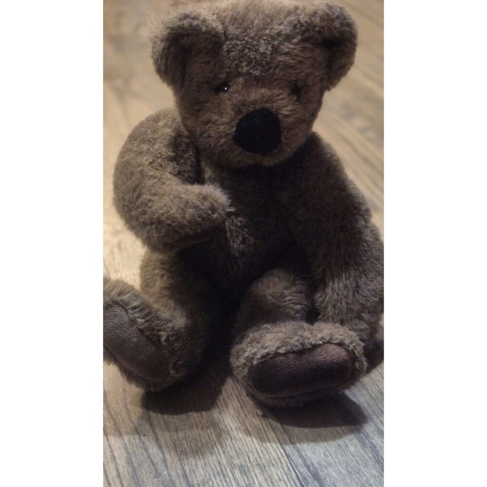 Authentic 16" Vermont Teddy Bear Jointed Brown Bear Stuffed Animal Plush Toy